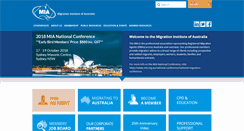 Desktop Screenshot of mia.org.au
