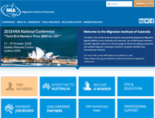 Tablet Screenshot of mia.org.au