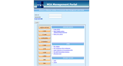 Desktop Screenshot of portal.mia.org.my