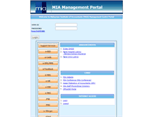 Tablet Screenshot of portal.mia.org.my